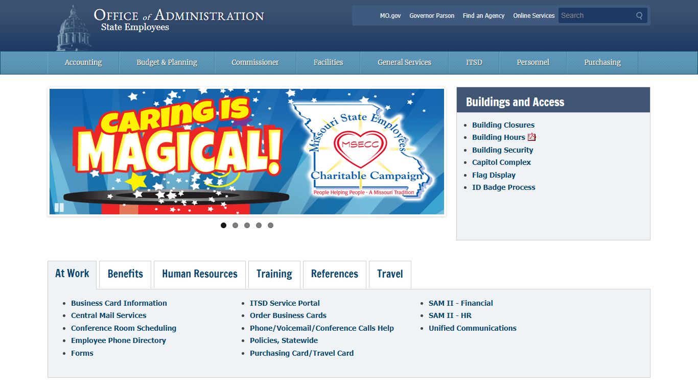 State Employees | Missouri Office of Administration